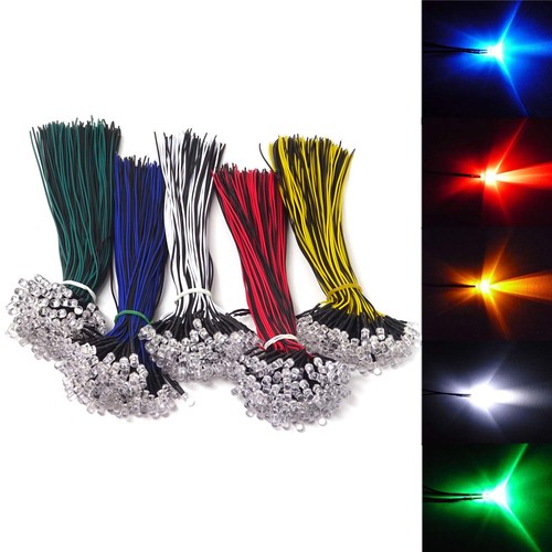 Pre wired 5mm led - lights, 12v